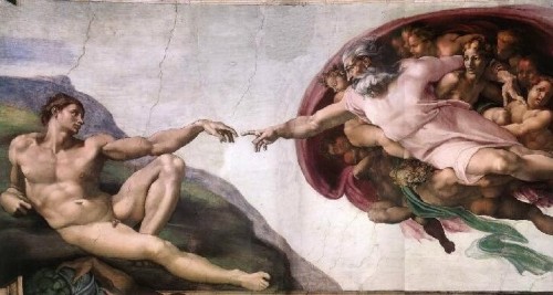 Michelangelo GodCreates-Man-Sistine-Chapel